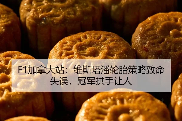 F1加拿大站：维斯塔潘轮胎策略致命失误，冠军拱手让人